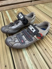 Sidi Eagle MTB Shoes 43 Size 9 Silver Great Condition