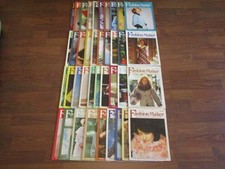Vintage Fashion Maker Magazine 1974 39 Back Issues Dress Making Knitting Sewing