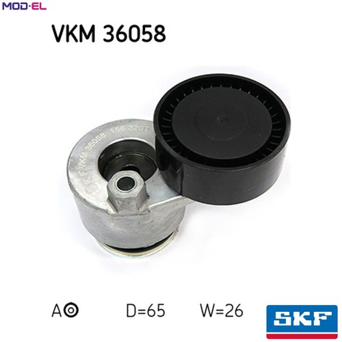 Belt tensioner vribbed - belt,