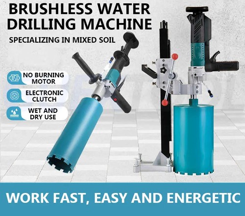 Waterless core drill - core,