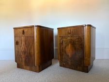 Pair 1930s art deco burr - 1930s,