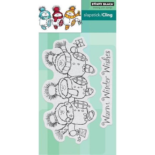 Penny black cling rubber - penny,