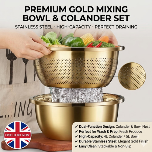 2pc luxury gold kitchen - 2pc,