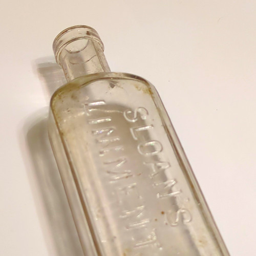 Vintage embossed clear glass - vintage,