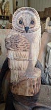 Chainsaw Carving owl Wood Home