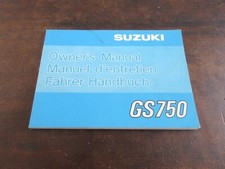 Suzuki GS750 1977 Owner's