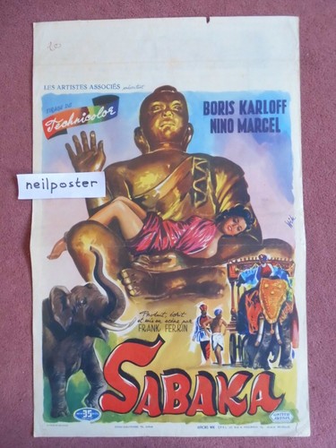 Sabaka belgian poster - sabaka, (1953)