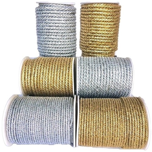 Metallic round lurex cord rope - lurex,
