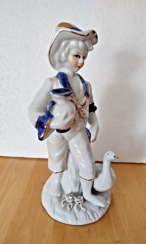 Boy with and - with, goose