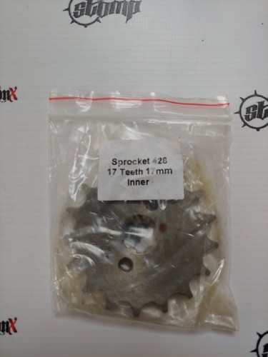 Tooth 428 17mm spline - 17, front