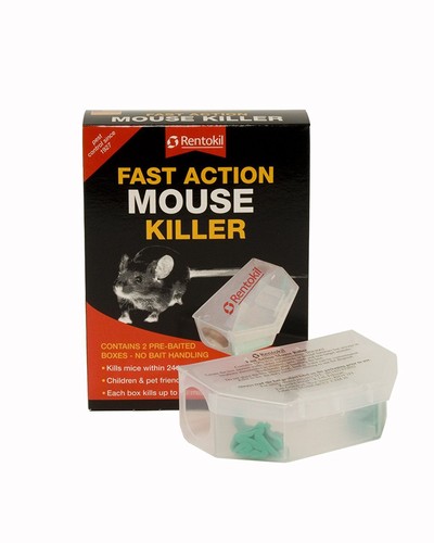 Rentokil twin pack mouse rat - pack, &