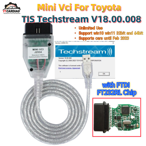 Mini vci j2534 v18 - mini,
