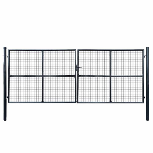 Mesh garden gate galvanised - gate,
