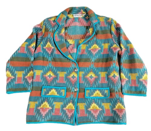 Vtg aztec navajo blanket - aztec,