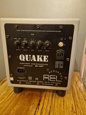REL Acoustics Quake 100 Watt Mosfet Sub Bass Speaker System, Silver