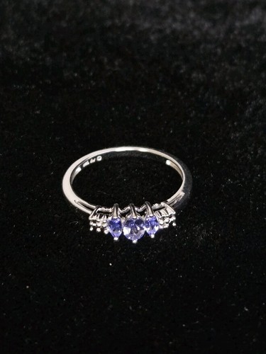 10k white gold cluster - cluster, 3