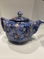 Vintage China Ringtons Blue Teapot