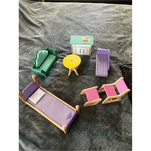 Dolls wooden furniture set