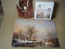 Wentworth wooden jigsaw "SUNDAY SKATERS" with 500 pieces. Boxed & Complete.