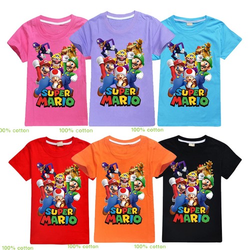 Boys girls kids - mario, summer