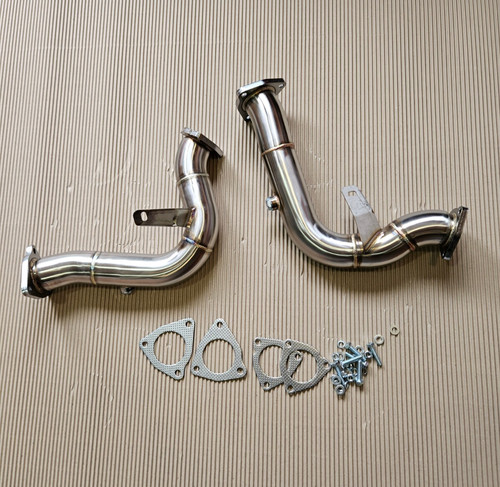 Stainless exhaust downpipe - exhaust,