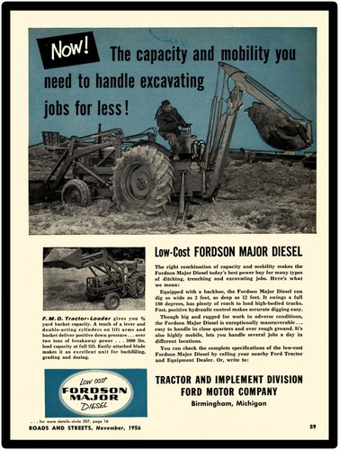 1956 fordson major diesel - fordson, new