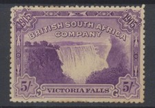 Rhodesia Stamps: 1905 5/-