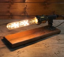 Industrial table lamp - table,