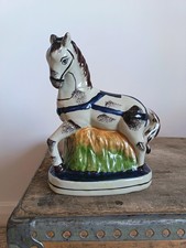 Vintage Ceramic Pottery Horse