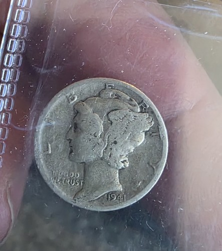Silver 1941 mercury head - 1941, dime