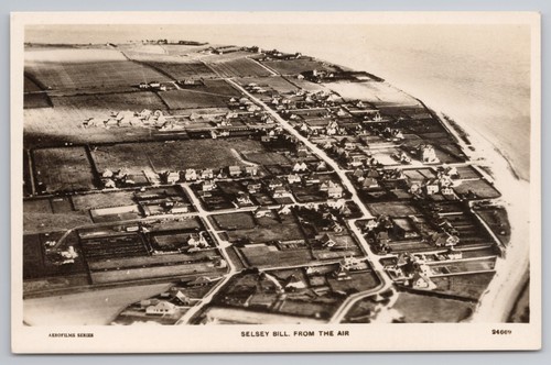 Aerofilms rppc selsey bill - selsey,