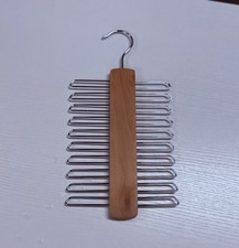 Wooden Tie Hanger Scarf Belt Organiser 30x15cm