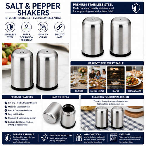 Set salt pepper shakers - 2,