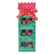 Nail Varnish Polish Gift Set Christmas Cracker Assorted Metallic Colours