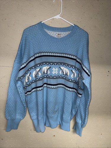 Bean polar bear sweater xl - polar,