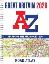 Great Britain A-Z Road Atlas 2026 (A4 Spir..., A-Z Maps