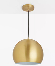 John Lewis Ceiling light Hector Globe Pendant Light Antique brass DAMAGED