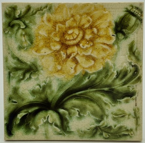 Antique fireplace tile minton - fireplace,