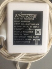 Binantone| XX000679B|MAINS ADAPTOR| 9V|300mA| Double Insulated|