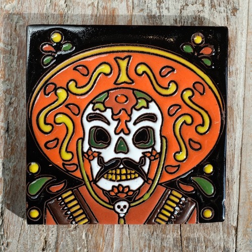 Mexican relief tile - mexican,