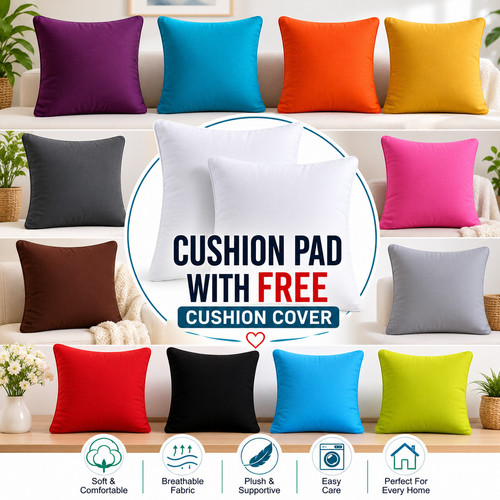 Hollowfiber cushion pad with - cushion,