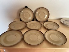 8 x Denby Savoy saucers 5.5"