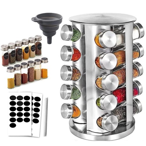 Jars rotating spice rack - 20,
