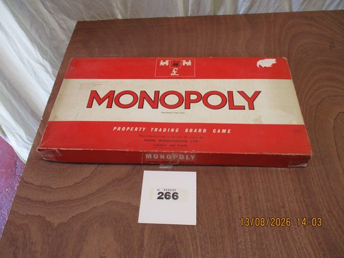 Vintage monopoly board - vintage,