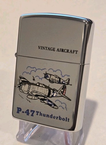 Vintage aircraft 1992 zippo - vintage,