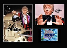 A4 Size Signed Jon Pertwee Dr