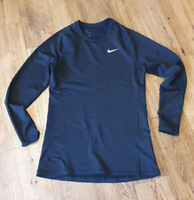 Nike Pro Dri-Fit men's black long sleeve t shirt base layer size M, Slim Fit