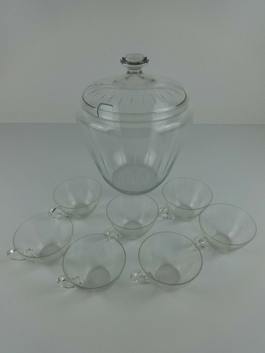 Punch bowl drinks set handmade - set,