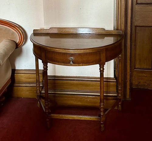 Demi lune hall table - demi, with