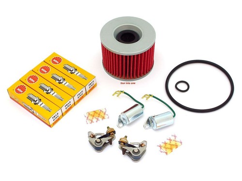 Tune kit oil filter plugs - up,